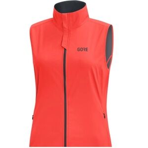 GOREWEAR R3 Women Windproof Bike Vest orange Size M USA